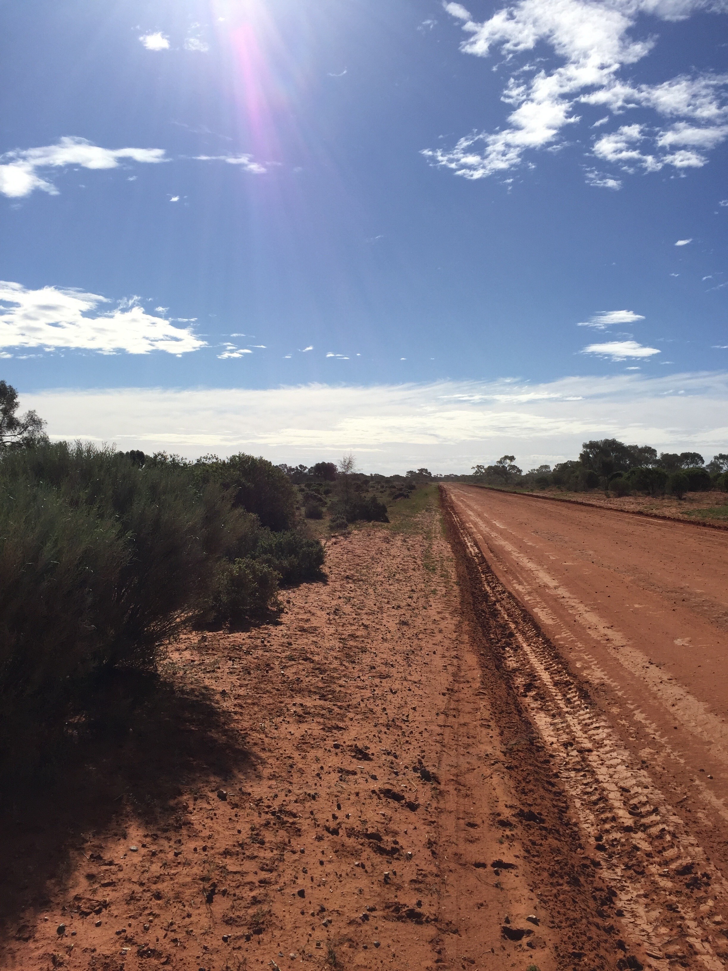 Outback dirt road